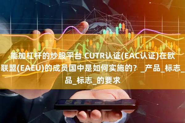能加杠杆的炒股平台 CUTR认证(EAC认证)在欧亚经济联盟(EAEU)的成员国中是如何实施的？_产品_标志_的要求